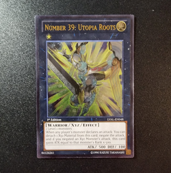 Yu-Gi-Oh! Number 39: Utopia Roots Ultimate Rare Legacy of the Valiant 1st Ed - Image 1