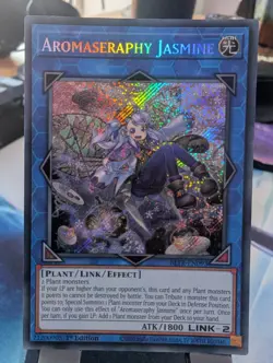 YuGiOh! Aromaseraphy Jasmine BLTR-EN093 Secret Rare 1st Ed - Image 1
