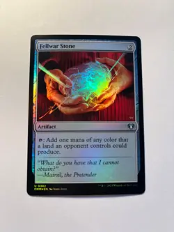 Fellwar Stone NM Commander Masters Foil MTG - Image 1