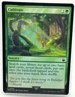 Cultivate, Doctor Who, MTG Magic the Gathering, FOIL (0230) NM - Image 1