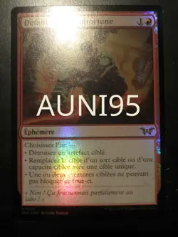 mtg magic Untimely Malfunction FOIL ENGLISH FRENCH vf fr Defaillance inopportune - Image 2