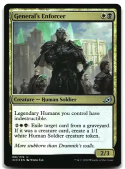 MTG General's Enforcer FOIL U Ikoria: Lair of Behemoths 188 LP - Image 1