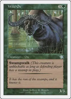 Wild Ox Starter 1999 Near Mint MTG Magic DNA GAMES - Image 1