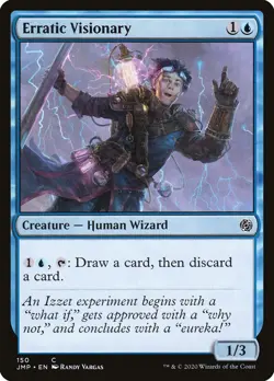 MTG Magic the Gathering Erratic Visionary (48/330) War of the Spark NM - Image 3