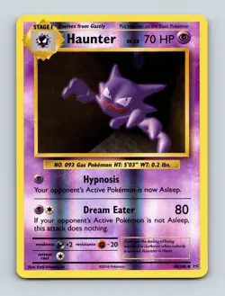 Haunter 48/108 XY - Evolutions Reverse Holo Pokemon Card NM/LP - Image 1