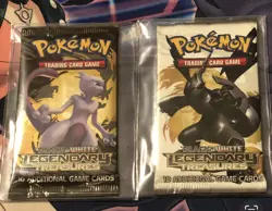 Pokemon Black & White Legendary Treasures Factory Sealed Booster 2 Pack Set - Image 1