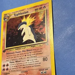 Pokemon TCG- Typhlosion 18/111 - 1st Edition - Neo Genesis (2000) Holo NM/LP - Image 2