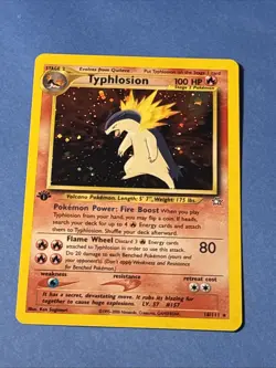 Pokemon TCG- Typhlosion 18/111 - 1st Edition - Neo Genesis (2000) Holo NM/LP - Image 3