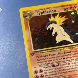 Pokemon TCG- Typhlosion 18/111 - 1st Edition - Neo Genesis (2000) Holo NM/LP - Image 4