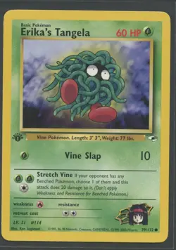 Erikas Tangela 1. Edition | Gym Heroes 79/132 | Pokemon Karte EN NM - Image 1