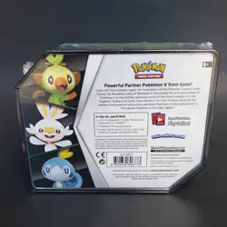2020 Pokemon TCG Galar Partners Tin Inteleon V Blue New Sealed - Image 2