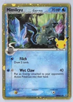 Mimikyu (Delta Species) SWSH136 Celebrations 🌀PRISTINE🌀 Pokemon Promo - Image 1