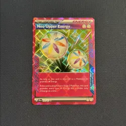 Pokemon TCG Neo Upper Energy 162/162 Temporal Forces Holo Ace Spec Rare NM - Image 1