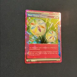 Pokemon TCG Neo Upper Energy 162/162 Temporal Forces Holo Ace Spec Rare NM - Image 3