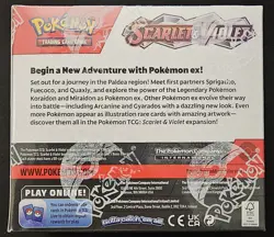 Pokemon Scarlet & Violet Base Booster Box New Factory Sealed Trading CG 2023 - Image 2