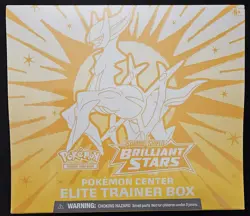 Pokemon Center Exclusive Brilliant Stars Elite Trainer Box New Factory Sealed - Image 1