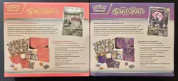 Pokemon Center Exclusive Scarlet Violet Miraidon Koraidon Elite Trainer Box Lot - Image 2