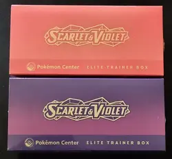 Pokemon Center Exclusive Scarlet Violet Miraidon Koraidon Elite Trainer Box Lot - Image 3