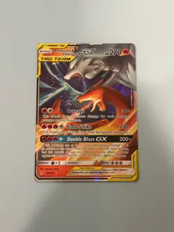 RESHIRAM & CHARIZARD GX 2019 POKEMON S&M UNBROKEN BONDS RARE 20/214 - Image 1