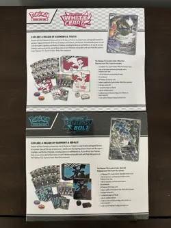 Pokemon TCG Pokemon Center Exclusive Black Bolt and White Flare ETB (Set of 2) - Image 3