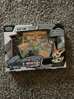 Pokemon TCG Black Bolt & White Flare Victini Illustration/Poster Collections NEW - Image 1