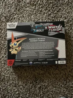 Pokemon TCG Black Bolt & White Flare Victini Illustration/Poster Collections NEW - Image 2