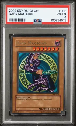 2002 Yu-Gi-Oh! Dark Magician Starter Deck: Yugi SDY Unlimited Ultra Rare PSA 4 - Image 1
