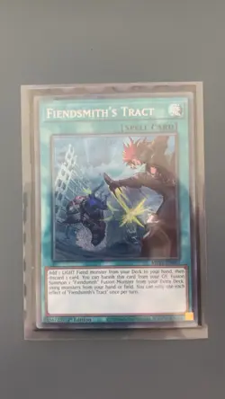 Fiendsmith's Tract Yu-Gi-Oh! Secret Rare 1st Edition Mint Condition MP25-EN093 - Image 1