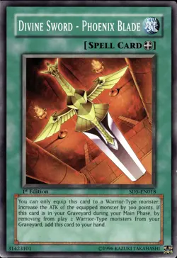 Divine Sword - Phoenix Blade - 1st Edition SD5-EN018 - LP - YuGiOh - Image 1