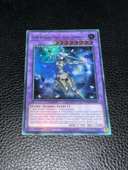 Gem-Knight Lady Rose Diamond - MP24-EN157 - Ultra Rare - 1st Ed - YuGiOh TCG - Image 1