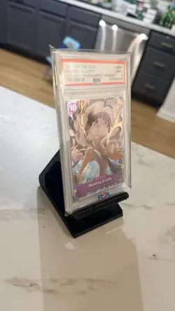 2023 One Piece Monkey D Luffy EN P-041 1st Anniversary Winner #041 PSA 9 - Image 2