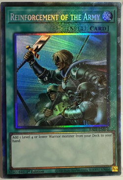 Reinforcement of the Army - RA01-EN051 Collector's Rare 1st Edition YuGiOh TCG - Image 1