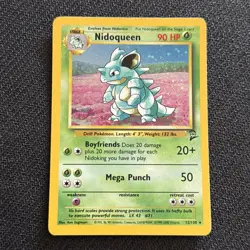 Pokemon TCG Nidoqueen Base Set 2 Holo Unlimited Rare Card 12/130 LP - Image 1