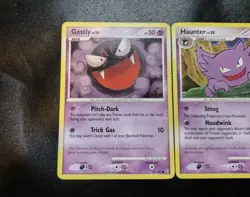Gastly 62/100 & Haunter 40/100 Stormfront Pokemon Card Set LP - Image 2