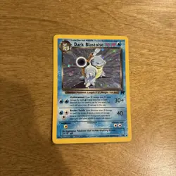 Pokemon TCG Dark Blastoise Holo Rare Card 3/82 - Image 1