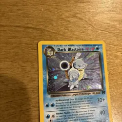 Pokemon TCG Dark Blastoise Holo Rare Card 3/82 - Image 4