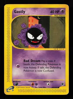 Gastly 109/165 Common Expedition Base Set Pokemon Card - Image 1
