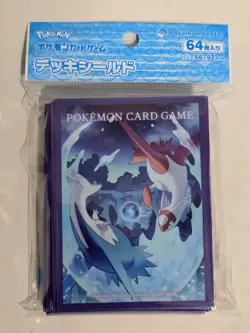 Latias & Latios card sleeves Pokemon Center Japan exclusive 64pcs sealed NEW - Image 1