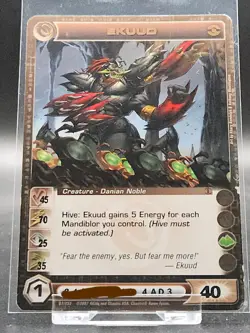 Chaotic Card : Ekuud Dawn Of Perim First Edition Rare Creature - Image 1