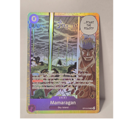 Bandai Mamaragan Event OP15-078 Super Rare Holo One Piece CCG Card - Image 1