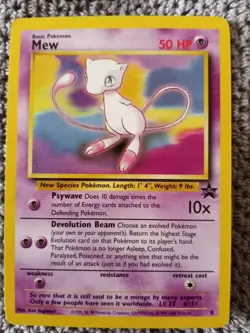 Pokemon Mew #8 Promo Card Black Star 1999-2000 *Near Mint Set x50 - Image 1