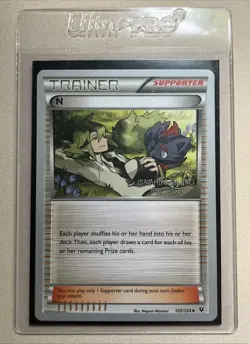 Pokemon Card - N - Shunto Sadahiro (105/124) World Championships 2016 NM - Image 1