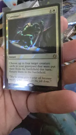 ContinueU (Surge Foil) Commander: Teenage Mutant Ninja Turtles Foil - Image 1