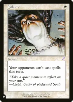 [1x] Silence - The List (TSR) Near Mint, English The List MTG Magic - Image 1