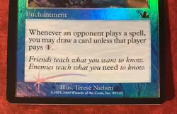 MTG Magic The Gathering RHYSTIC STUDY Foil PROPHECY GORGEOUS! UNPLAYED! ICONIC! - Image 4