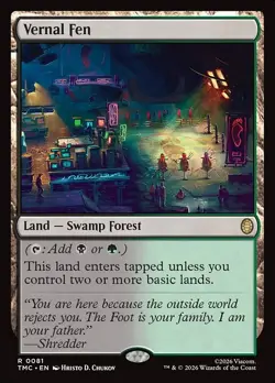 Vernal Fen 81 Regular TMC Teenage Mutant Ninja Turtles MTG - Image 1