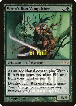 MTG Foil Friday Night Magic 2009 Promo F09 Wren's Run Vanquisher NM/M - Image 1