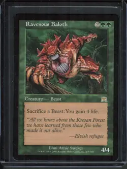 Magic The Gathering MTG - Onslaught ONS 2002 - #278 Ravenous Baloth NM x1 - Image 1