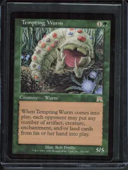 Magic The Gathering MTG - Onslaught ONS 2002 - #291 Tempting Wurm NM x1 LOT1 - Image 1