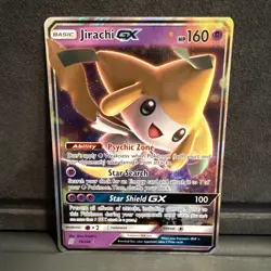 Pokemon Jirachi GX TCG Unified Minds Holo Ultra Rare Card 79/236 - Image 1